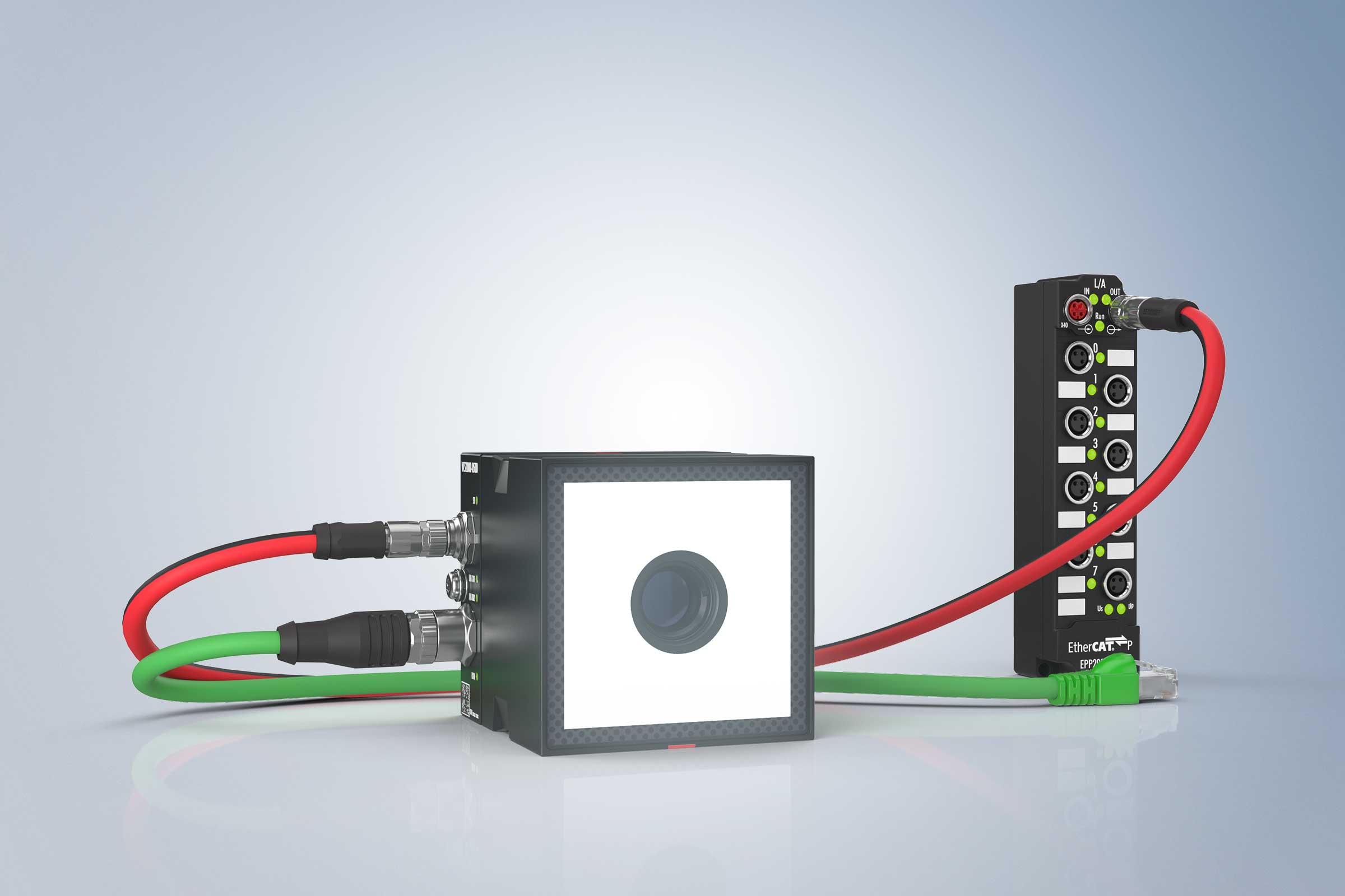 VUI2000: Easy integration into the infrastructure via EtherCAT P